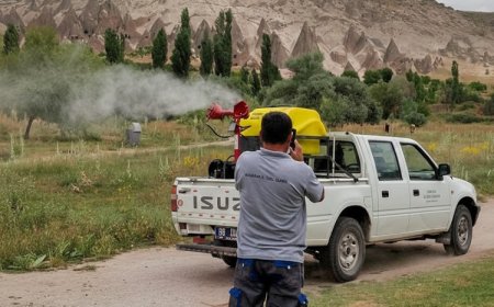 AKSARAY KHGB ve Muhtarlığımızdan Sivrisinek İlaçlama Çalışması
