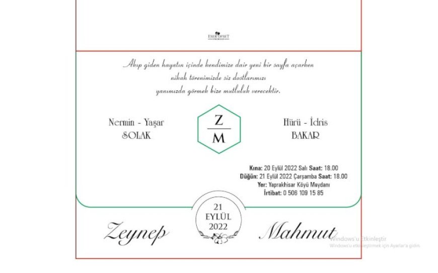 Zeynep ile Mahmut'un Düğün Törenleri