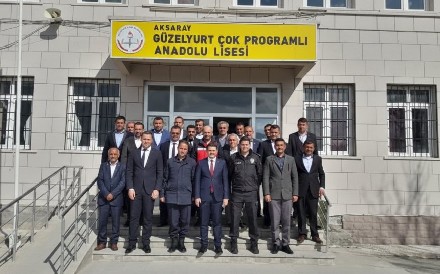 Kaymakam Muhammet Tugay, Yeni Seçilen Muhtarlarla İlk Toplantısını Yaptı