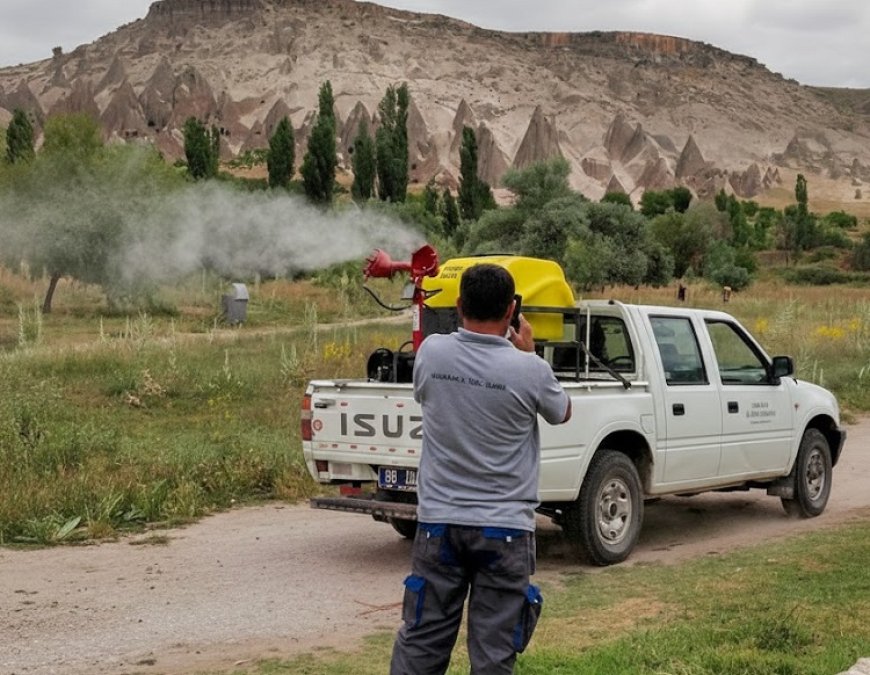 AKSARAY KHGB ve Muhtarlığımızdan Sivrisinek İlaçlama Çalışması